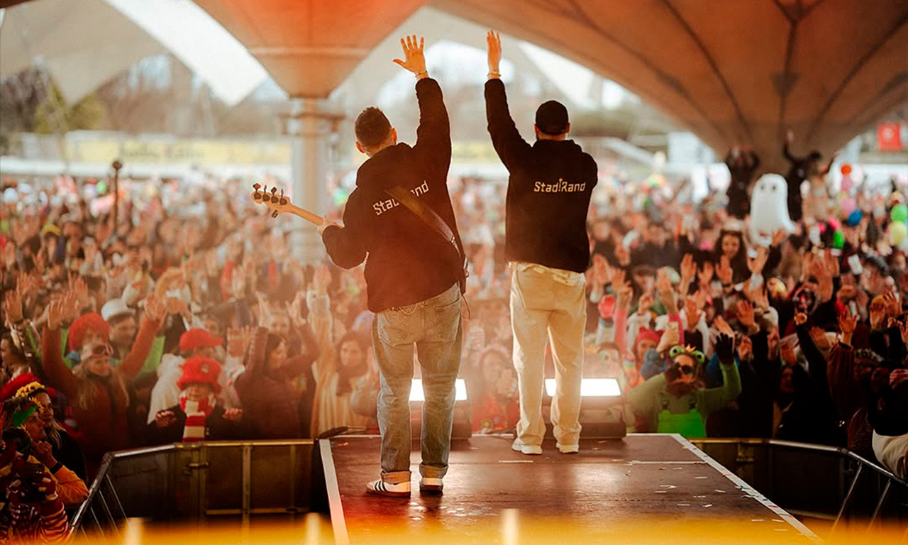 Roman Lob und Peter Geschwandtner im Tanzbrunnen